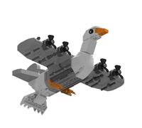 GUUIESMU Tung Tung Tung Sahur Figure,Italian Brainrot Figures,Tralalero Tralala Building Blocks,Building Toy Set,Collectible Figure,For Collection And Decoration (828)