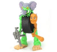GUUIESMU Tung Tung Tung Sahur Figure Toy,tralalero Tralala Figure,3D Printed Italian Brainrot Animals,Collectible Figure, for Collection and Decoration (D)