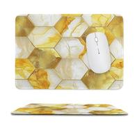 Guuogxan Tappetino per Mouse Piccolo Griglia geometrica 25 x 20 cm as-457