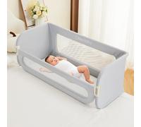 GUUSII HOME Sponda Letto Bambini 185cm Extra Lungo Pieghevole Sponde Sbarra Letto Matrimoniale Anticaduta Protezione Barriera di sicurezza per Letti Ringhiera Spondinaletto Regolabile in Altezza