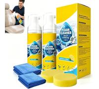 GUUTHQOR 4-in-1 Multi-Enzyme Foam Cleaner 5oz, all-Purpose Deep Cleaning Spray for Car Interior, Kitchen Grea,Powerful & Multipurpose Car Interior Foam Cleaner(2pcs)