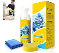 GUUTHQOR 4-in-1 Multi-Enzyme Foam Cleaner 5oz, all-Purpose Deep Cleaning Spray for Car Interior, Kitchen Grea,Powerful & Multipurpose Car Interior Foam Cleaner (1pcs)