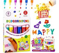 GUUTHQOR Popcorn Pens 3d,magic Popcorn Pens Set Stifte 3d (1set)