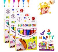 GUUTHQOR Popcorn Pens 3d,magic Popcorn Pens Set Stifte 3d (3 set)