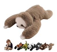 GUUTHQOR Weighted Stuffed Animal for Kids & Adults,The Panda Weighted Animal Plush,Hugging Pillow for Anxiety Relief&Sleep Support, Sloth Panda Koala Dinosaur Cuddly Toy (sloth,65cm)