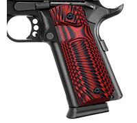Guuun 1911 Grips G10 Full Size 1911 Grip Ambi Safety Cut Big Scoop Sunburst Texture