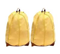 GUUZETU Borsa a forma di banana, zaino realistico con banane sbucciate, borsa a tracolla in tela ispirata alla frutta (2pcs)
