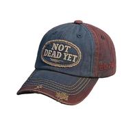 GUUZETU Chapeau décontracté pour anciens combattants, casquette Not Dead Yet DD-214, jour de l'humour noir des chapeaux morts (1pcs)