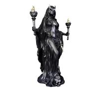 GUUZETU Hekate Niktipolos, The Witch of the Night, Underworld Hekate Phōsphoros Light-Bringer o Star Morning Star, Ecate Greek Dea con i suoi segugi di scultura di resina magica (Love)