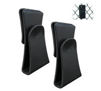 GUUZETU Supporto per telefono con vista sulla racchetta - Non perdere mai il tuo momento vincente, supporto per telefono con clip fissa per registrazione di partite di tennis multi-angolo (2Pcs)