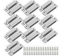 GUUZI 10 Set NC Normalmente Chiuso Montaggio Superficiale Sensore Contatto Porta Cablato Allarme Interruttore Reed Magnetico MC-31 (Bianco)