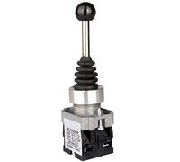 Guuzi 2NO 2-Posizioni Joystick Interruttore a scatto Autobloccante Monolever Joy Stick Switch Sostituzione per XD2PA22CR Foro di Montaggio Diametro 22mm