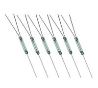 GUUZI 6 Pezzi FAI DA TE Interruttore Reed Elettronico 3 Pin 4W Interruttore Magnetico Conversione Normalmente Aperto 2.5 MM × 14 MM NO NC