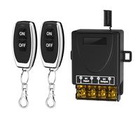 GUUZI Interruttore remoto wireless, Relè DC 12~72V/30A, Interruttore RF wireless per tutti i tipi di motori DC, Controllo apparecchi di illuminazione ecc. Con controllo a lungo raggio di 100m