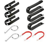 Guuzi Set di 10 Utensili per la Rimozione dei Copridadi, 4 Tipi, Estrattore per Copridadi, Strumento per la Rimozione dei Coprimozzi, Adatto alla Maggior Parte dei Tipi di Auto