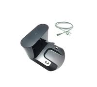GUWIE Dock caricabatterie originale, compatibile for Roborock S50 S51 S55 S5 MAX S6 MaxV S6 Pure, sostituzione pezzi di ricambio for aspirapolvere pezzi di ricambio (Color : Black with Cable(EU))