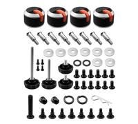 GUXPCH Kit di ricambio per piastra e manopola 2177, adatto per Blackstone, viti in acciaio inox resistenti e manopole di controllo resistenti al calore, kit di parti di riparazione per barbecue