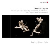 Guy Ben-Ziony Monodialogue: Works for Viola Solo By Telemann, Hindemith, St (CD)