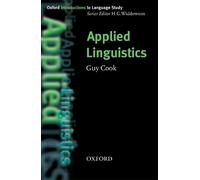 Guy Cook Applied Linguistics (Tascabile)