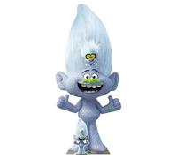 Guy Diamante Con Tiny Ufficiale Troll World Tour Lifesize Cartone Ritaglio