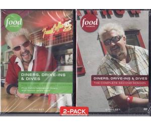 Guy Fieri Diners, Drive-Ins & Dives: The Complete First and Second Season 6 DVD SET