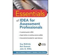 Guy McBride Ron Dumont Essentials of IDEA for Assessment (Mixed Media Product)