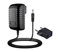 Guy-Tech Adattatore DC 9.0 V AC compatibile con CASIO CT-615 CTK-615 CT-615C 210 Sound Tone Bank Tastiera 9 V con cavo di alimentazione 9 V DC + spina EU