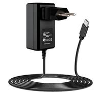 Guy-Tech Caricatore di ricambio USB-C da 5 V per pompa CYCPLUS AS2 Pro Tiny con manometro, batteria, DC5 V, cavo adattatore di alimentazione USB-C