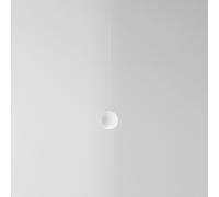 GUYA S/1 - SOSPENSIONE 1 LUCE LED 3000K 410LM 8,5W CON ROSONE COLORE BIANCO