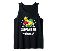 Guyanese Princess Guyana Flag Proud Guyanese Girl Canotta