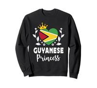 Guyanese Princess Guyana Flag Proud Guyanese Girl Felpa