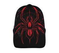 GUYDZOOM Spider Zainetto Asilo Bambino, 3D Zaino Bambina Zaino Bimba Cartoon Per Bambini Primario Piccola Asilo Nido PreSchool Ragazzi O Ragazze 40x28x16cm