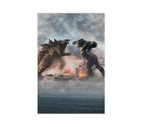 GUyfam Poster del film Godzilla Vs King Kong, 10 poster su tela, decorazione artistica da parete per soggiorno, camera da letto, decorazione 40 x 60 cm