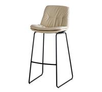 Guyifuny Sgabelli da bar alti, sgabelli da bar alti, sedie a isola in similpelle, stile industriale, stile fattoria, altezza senza braccioli, sala da pranzo con gambe in metallo, isola per ufficio do