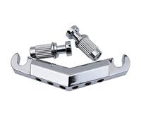 Guyker Fermacorda per chitarra con ancore e tacchetti, parte di ricambio compatibile con chitarra elettrica Les Paul LP SG Style 6 corde - GK21, cromato