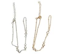 Guyode 2 Pezzi Boho Bracciale con Anello Dito, Braccialetto Catena con Strass, Boho Cristallo Bracciale da Dito, Collana Mano con Zircone Anello, Personalizza Gioielli Catena Mano per Regali Ragazze