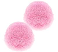 Guyode 2 Pezzi Copri Microfono Peluche Rosa Pop Filter Microfono Morbido e Resistente Pop Filter Riduzione del Rumore Morbido e Resistente si Applica a Riduzione e Protezione del Rumore