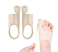 Guyode 2 Pezzi Tutore Alluce Valgo Separatore Dita Piede Notturno e Giorno, Ergonomic Alluce Valgo Correttore Donna e Uomo, Antiscivolo Protettore Footfix per Sollievo Dolore Borsite (L, 40-45)