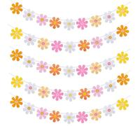 Guyode 5 Pezzi Margherite Finte per Decorazioni Striscioni Appesi Margherite Finte Stile Bohémien Decorazioni Carnevale da Appendere Elegante si Applica a Festa Compleanno Asilo Decorazione Della