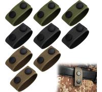 Guyode 9 Pezzi Cinturone Tattico Militare Nylon Resistente Polizia Accessori Design con Doppio Bottone Automatico Tactical Gear Clip Colori Multipli si Applica Alpinismo Della Polizia Altre Attività
