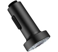 Guyode G1/2" Boquilla Grifo Cocina, 2 Modos Cabezal Grifo Cocina, Grifo Cocina Extraible para Ahorrar de Agua Chorro y ducha para Grifos Standard de Cocina Cromo Filetattura Maschio (Nero)