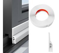 Guyode Paraspifferi Sottoporta Porte Interne, Copri Spifferi Porta Isolamento Acustico, Guarnizione Porta Blindata Adesivo Forte, Facile e Veloce da Installare, Antipolvere e Anti Bug (Bianco)