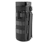 Guyode Porta Borraccia Zaino, 1000D Nylon Zaino Tattico Water Bottle Holder, Portabotellas de Agua Molle con Cordón, Porta Bottiglia Outdoor Regolabile, per Escursioni, Sport All'Aria Aperta (Nero)