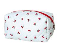 Guyode Trousse Trucchi Donna, Pochette Trucchi, Beauty Case da Viaggio, Borsa Multifunzionale per Organizzare Oggetti Personali Floreale Portatile con Cerniera per Cosmetici Portachiavi Monete