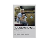 GUYREWGRUG Poster artistico su tela con scritta "The Place beyond the pines", decorazione per camera da letto, 60 x 90 cm, senza cornice