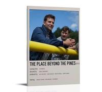 GUYREWGRUG Poster su tela con immagine di The Place beyond The Pines, decorazione per camera da letto, 30 x 45 cm, stile cornice