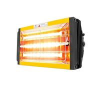 GUYSGNX 1000W Handheld Portable Infrared Paint Curing Lamp Short-Wave Heating For Indoor Use per la riparazione della carrozzeria(Yellow(SC-001-Y))
