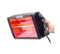 GUYSGNX 1000W Handheld Portable Infrared Paint Curing Lamp Short-Wave Heating For Indoor Use per la riparazione della carrozzeria(Rose Gold(SC-001))