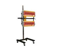 GUYSGNX Baking Infrared Paint Curing Lamp 2000W Single Control Post Mobile Shortwave Dryer Spray Drying Car Body Repair Tool per la riparazione della carrozzeria