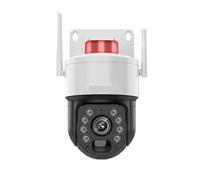 GUYSGNX Telecamere di sicurezza, 5MP Audio Surveillance IP Camera 50X Optical Zoom Human Detection PTZ CCTV 200M Night Vision Cam Tuya per uso esterno(5MP Add 128G Card)